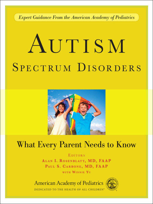 Title details for Autism Spectrum Disorders by American Academy of Pediatrics - Available